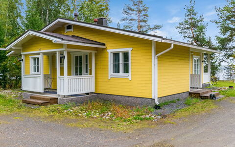 Aurinkoniemi: Wood, Snow, Winter, Cottage, Freezing, Home, Log Cabin, Larch, Siding