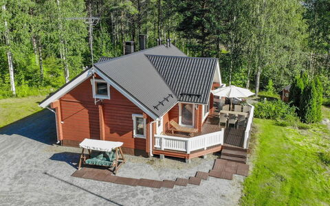 Kannelpirtti 2: Wood, House, Cottage, Roof, Home, Siding, Log Cabin, Garden Buildings, Estate, Shed
