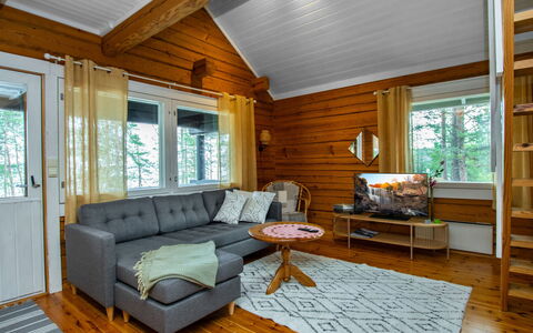 Kalliokoto: Wood, Cottage, Log Cabin, Forest, Shed, Garden Buildings, Larch, Woodland, Wood Stain