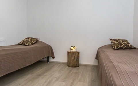 Juurakkopirtti: Floor, Flooring, Wood, Bedroom, Bed, Bed Sheet, Interior Design, Bedding, Room, Wood Flooring