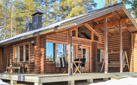 Mäntyniemi: Wood, Snow, Winter, Cottage, Freezing, Home, Log Cabin, Larch, Siding