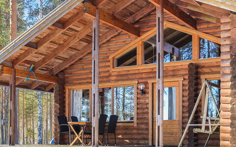 Mäntyniemi: Wood, Snow, Winter, Cottage, Freezing, Home, Log Cabin, Larch, Siding