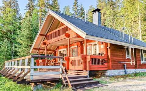 Metsätähti: Wood, Snow, Winter, Cottage, Freezing, Home, Log Cabin, Larch, Siding