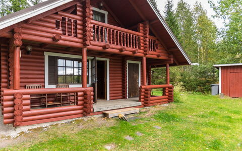 Haaparanta: Wood, Cottage, Log Cabin, Forest, Shed, Garden Buildings, Larch, Woodland, Wood Stain