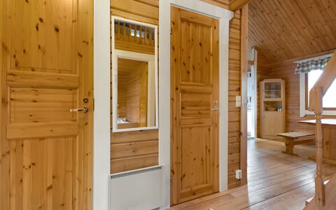 Kuusikumpu: Wood, Snow, Winter, Cottage, Freezing, Home, Log Cabin, Larch, Siding