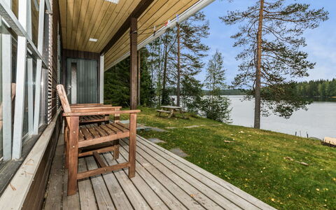 Kotiranta: Wood, Snow, Winter, Cottage, Freezing, Home, Log Cabin, Larch, Siding