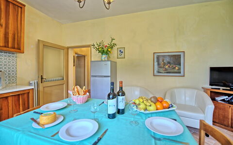 Vittoriana: Room, Property, Furniture, Table, Yellow, House, Breakfast, Dining Room, Building, Interior Design