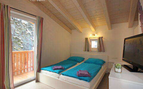 Am Arlberg: Bedroom, Room, Property, Bed, Furniture, Ceiling, Interior Design, Bed Sheet, Building, Bed Frame