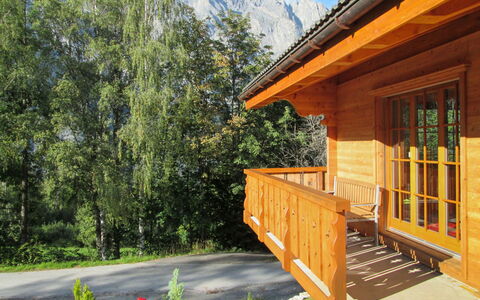 Helene: Plant, Sky, Building, Tree, Wood, Shade, Slope, Mountain, Cottage, Porch