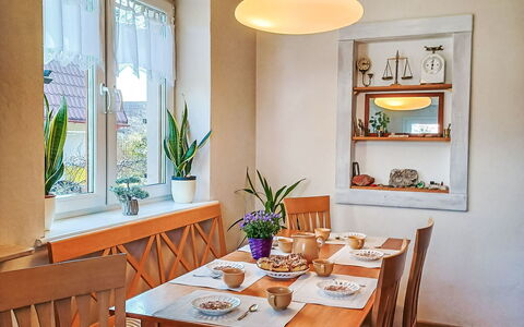 Bursztynowa: Furniture, Interior Design, Wall, Flooring, Table, Dining Room, Wood, Kitchen & Dining Room Table, Floor, Ceiling