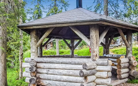 Seitsemän Savua 3: Wood, Forest, Outdoor Structure, Gazebo, Winter, Hut, Log Cabin, Pavilion, Woodland, Garden Buildings