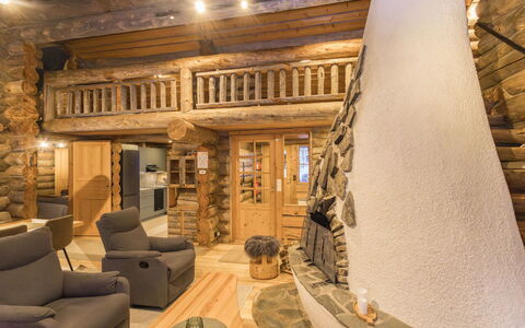 Rukasaukko: Wood, Interior Design, Ceiling, Flooring, Floor, Home, Furniture, Room, Cottage, Living Room