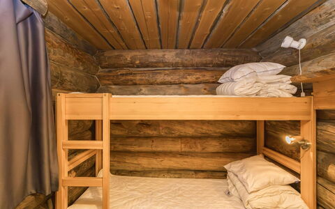 Rukasaukko: Wood, Bunk Bed, Floor, Flooring, Bedroom, Bed, Interior Design, Hardwood, Room, Wood Stain