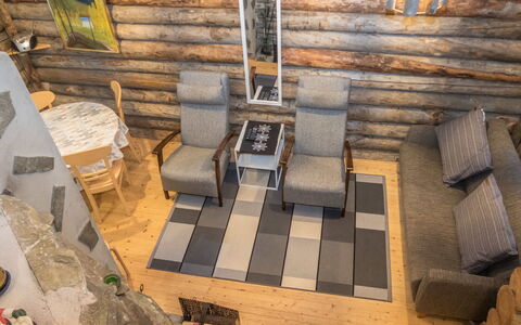Saukkokumpu 3: Furniture, Flooring, Wood, Interior Design, Floor, Living Room, Chair, Wood Flooring, Room, Couch