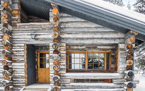 Kuusiruka 10: Wood, Cottage, Log Cabin, Forest, Shed, Garden Buildings, Larch, Woodland, Wood Stain