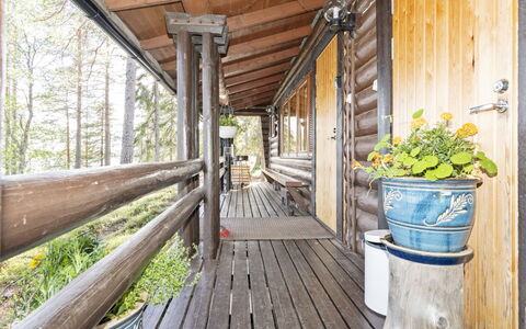 Kesäranta 2: Wood, Cottage, Log Cabin, Forest, Shed, Garden Buildings, Larch, Woodland, Wood Stain