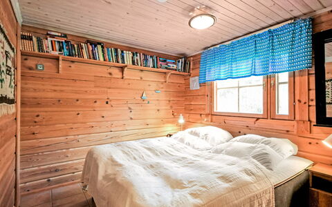 Marjatan Mökki: Wood, Cottage, Log Cabin, Forest, Shed, Garden Buildings, Larch, Woodland, Wood Stain