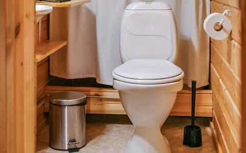 Levinstone: Toilet Seat, Toilet, Plumbing Fixture, Hardwood, Bathroom, Plumbing, Wood Flooring, Plywood