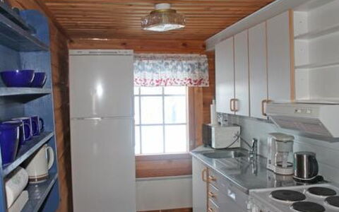 Juolukka: Flooring, Kitchen Appliance, Kitchen, Furniture, Wood, Major Appliance, Countertop, Floor, Interior Design, Cabinetry