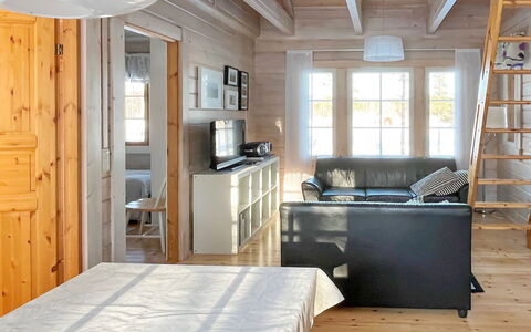 Lonnakko: Furniture, Interior Design, Flooring, Floor, Wood, Ceiling, Room, Lighting, Wood Flooring, Home