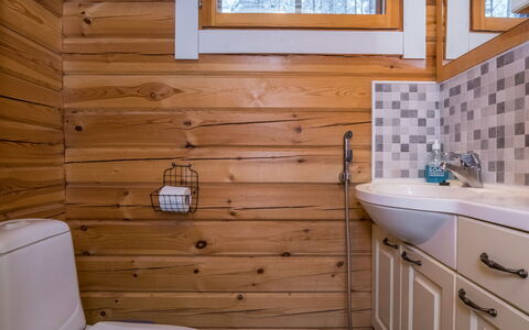 Salmensuu: Wood, Snow, Winter, Cottage, Freezing, Home, Log Cabin, Larch, Siding