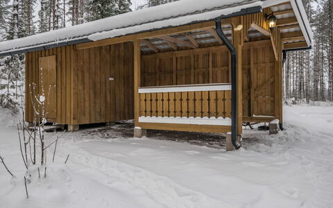 Salmensuu: Wood, Snow, Winter, Cottage, Freezing, Home, Log Cabin, Larch, Siding
