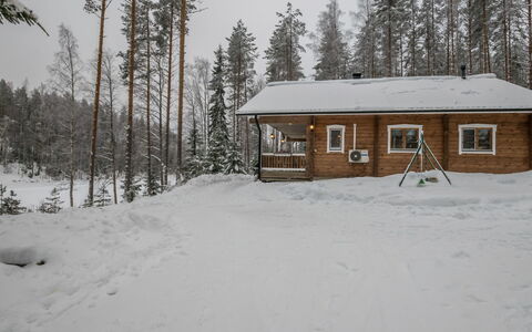 Salmensuu: Wood, Snow, Winter, Cottage, Freezing, Home, Log Cabin, Larch, Siding