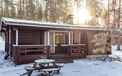 Aittoniemi Ii: Wood, Snow, Winter, Cottage, Freezing, Home, Log Cabin, Larch, Siding