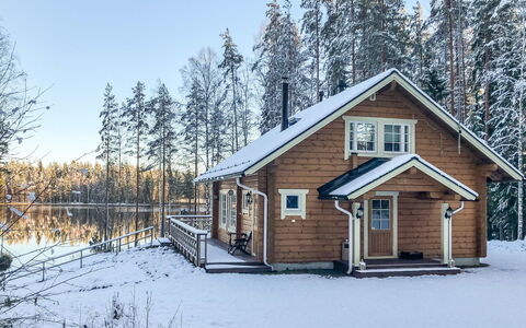 Inkeri: Wood, Snow, Winter, Cottage, Freezing, Home, Log Cabin, Larch, Siding