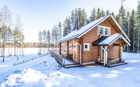 Inkeri: Wood, Snow, Winter, Cottage, Freezing, Home, Log Cabin, Larch, Siding