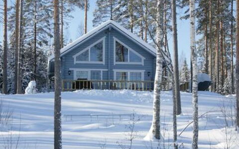 Safiiri: Wood, Snow, Winter, Cottage, Freezing, Home, Log Cabin, Larch, Siding