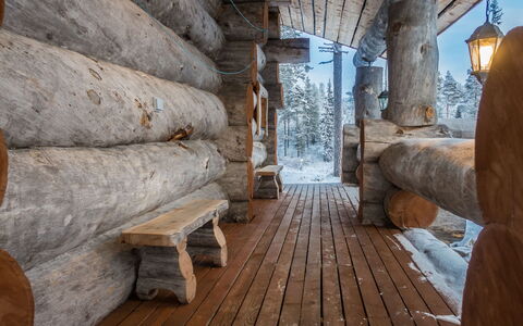 Karhulinna: Wood, Cottage, Log Cabin, Forest, Shed, Garden Buildings, Larch, Woodland, Wood Stain