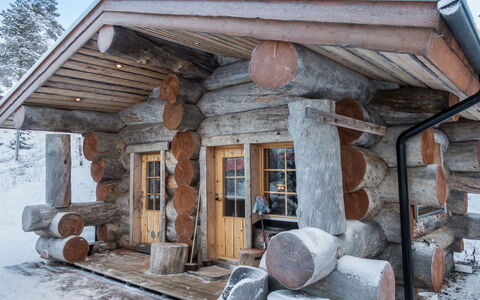 Karhulinna: Wood, Cottage, Log Cabin, Forest, Shed, Garden Buildings, Larch, Woodland, Wood Stain
