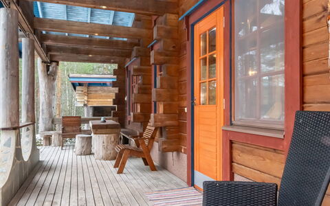 Riutankolo: Wood, Snow, Winter, Cottage, Freezing, Home, Log Cabin, Larch, Siding