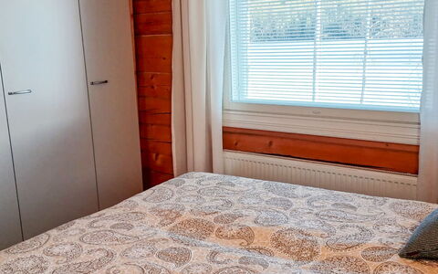 Pellervo: Bed, Bedroom, Floor, Bed Sheet, Bedding, Wood, Flooring, Interior Design, Linens, Textile