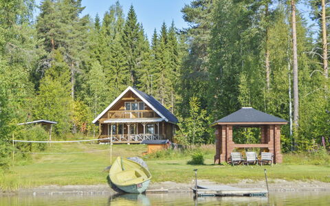 Rinnepelto: Wood, Cottage, Log Cabin, Forest, Shed, Garden Buildings, Larch, Woodland, Wood Stain