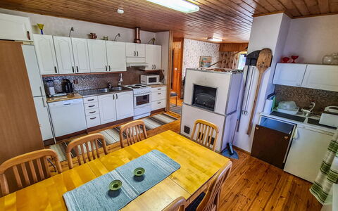 Ellilä: Wood, Home, Room, Hardwood, Wood Stain, Wood Flooring, Log Cabin, Cabinetry, Plank, Hotel