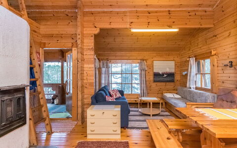 Päivärinne: Wood, Snow, Winter, Cottage, Freezing, Home, Log Cabin, Larch, Siding