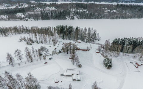 Etelärinne: Wood, Snow, Winter, Cottage, Freezing, Home, Log Cabin, Larch, Siding