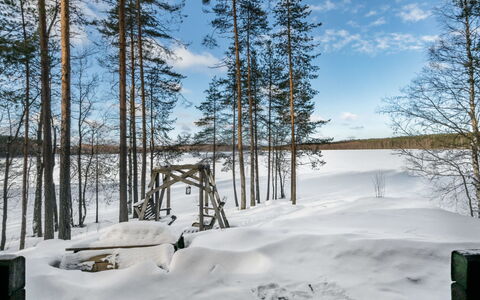 2233.: Wood, Snow, Winter, Cottage, Freezing, Home, Log Cabin, Larch, Siding