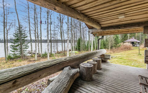Heporanta: Wood, Snow, Winter, Cottage, Freezing, Home, Log Cabin, Larch, Siding