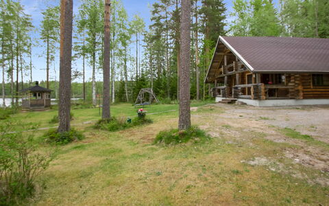 Aurinkoniemi: Wood, Snow, Winter, Cottage, Freezing, Home, Log Cabin, Larch, Siding