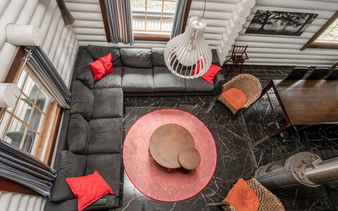 Villa Assi: Furniture, Interior Design, Wood, Flooring, Floor, Lighting, Apartment, Living Room, Ceiling, Home