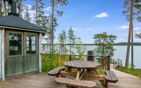 Katajakallio: Wood, Cottage, Log Cabin, Forest, Shed, Garden Buildings, Larch, Woodland, Wood Stain