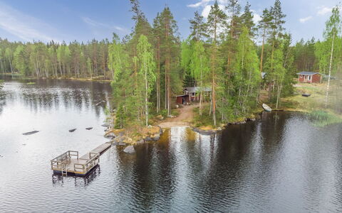 Kaakonnokka: Wood, Cottage, Log Cabin, Forest, Shed, Garden Buildings, Larch, Woodland, Wood Stain