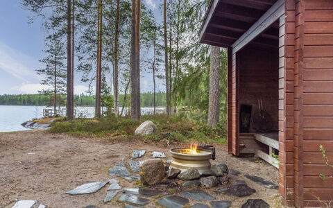 Kaakonnokka: Wood, Cottage, Log Cabin, Forest, Shed, Garden Buildings, Larch, Woodland, Wood Stain