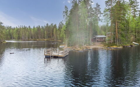 Kaakonnokka: Wood, Cottage, Log Cabin, Forest, Shed, Garden Buildings, Larch, Woodland, Wood Stain