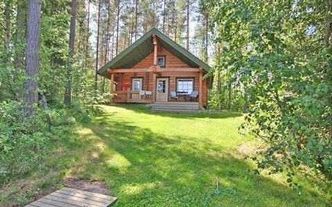 Pikkutupa: Waterway, Bank, Watercourse, Lake, Cottage, Forest, Channel, Reservoir, Log Cabin