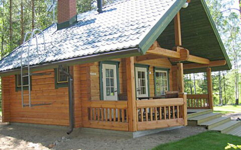 Pikkutupa: Waterway, Bank, Watercourse, Lake, Cottage, Forest, Channel, Reservoir, Log Cabin