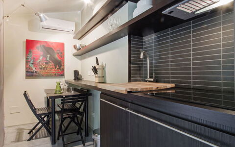 Deluxe: Furniture, Building, Interior Design, Wood, Floor, House, Flooring, Countertop, Kitchen, Picture Frame